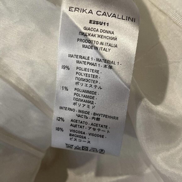 ERIKA CAVALLINI OVERSIZED FLOCKED JACKET - Picture 11 of 13